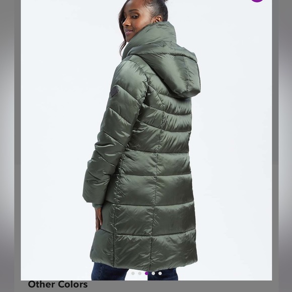 Steve Madden Jackets & Blazers - Steve Madden Forest Green Hooded Waist Pocket Puffer - Women